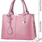 Women's PU Leather Satchel Handbag | Top Handle Tote & Crossbody Bag