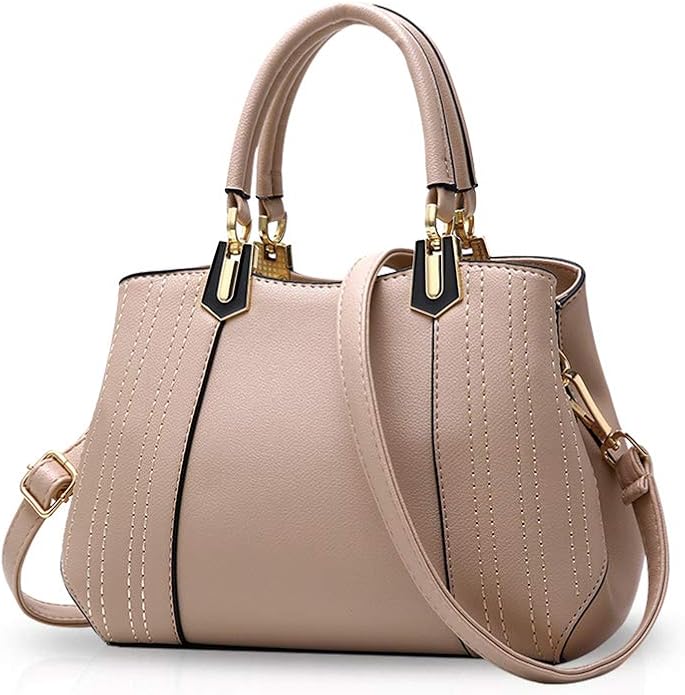 Women's PU Leather Shopper Handbag | Top Handle & Shoulder Tote Bag
