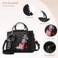 Women's Small Flower Handbag | PU Leather Designer Shoulder Bag