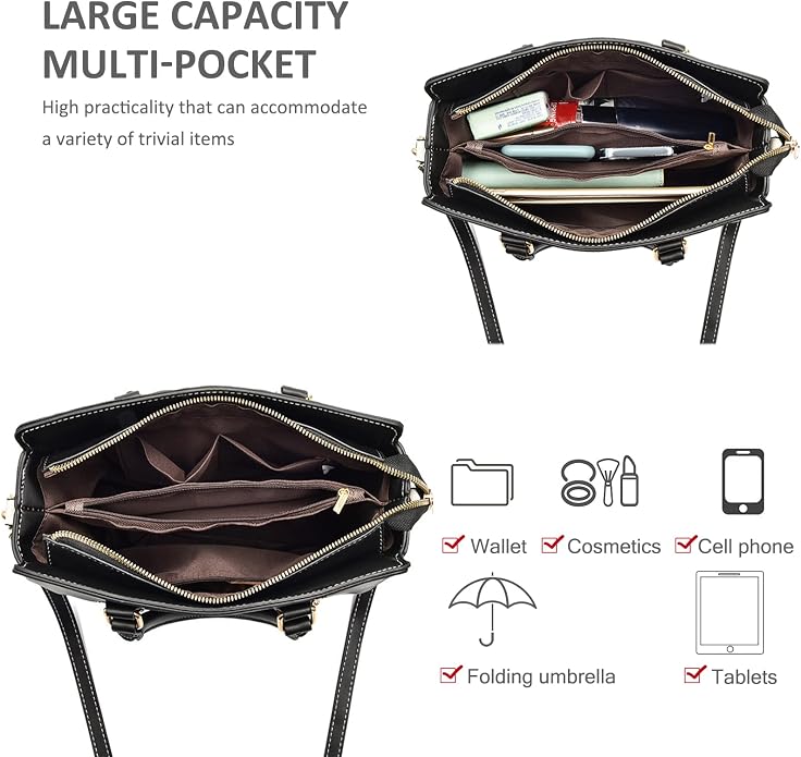 Women's Designer Printed PU Leather Handbag | Shoulder & Crossbody Bag
