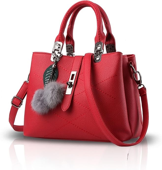 Small Top Handle Bag for Women | PU Leather Crossbody Handbag