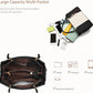 Women's Tassel PU Leather Handbag | Designer Tote Bag