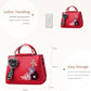 Women's Small Flower Handbag | PU Leather Designer Shoulder Bag
