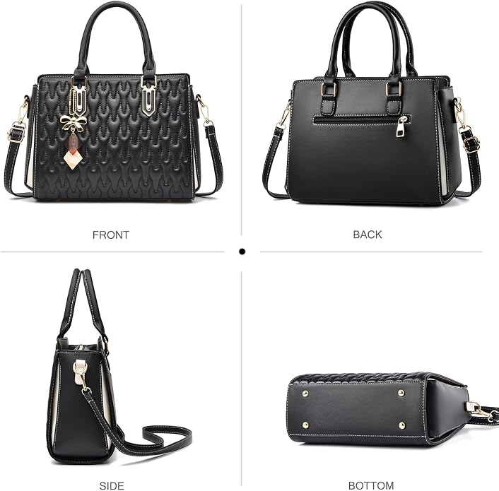 Women's Designer Printed PU Leather Handbag | Shoulder & Crossbody Bag