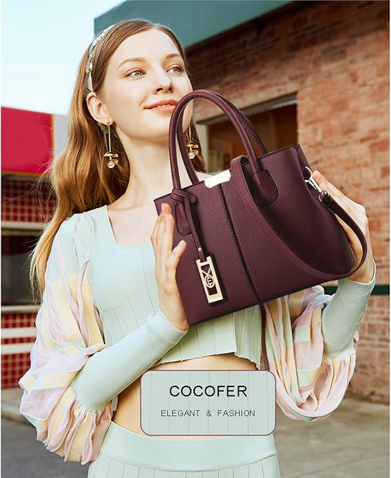 Women's XMQB888 Tote Bag | PU Leather Shoulder Handbag